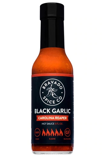 Bravado Spice Co. Carolina Reaper Hot Sauce Black Garlic -- 5 fl oz