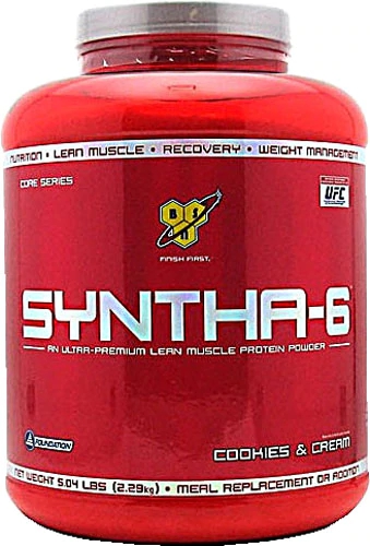 BSN Syntha-6™ Protein Powder Cookies & Cream -- 5.04 lbs
