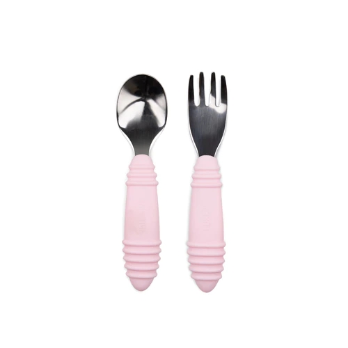Comprar Bumkins Spoon & Fork - Pink -- 1 Set