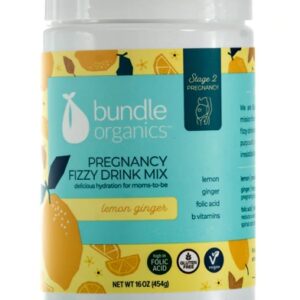 Bundle Organics Pregnancy Fizzy Drink Mix Lemon Ginger -- 16 oz