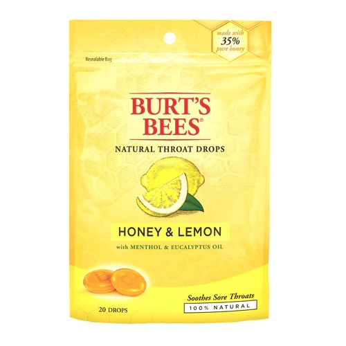 Comprar Burt's Bees 100% Natural Throat Drops Honey and Lemon -- 20 Drops