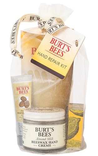 Burt's Bees Hand Repair Gift Set - 3 Hand Creams - Almond Milk Hand Cream Lemon Butter Cuticle Cream & Shea Butter Hand Repair Cream -- 1 Set