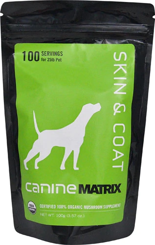 Comprar Canine Matrix Skin & Coat Matrix Certified 100% Organic Mushroom Supplement -- 3.57 oz