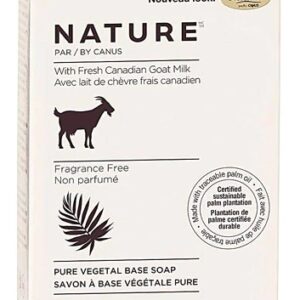 Canus Nature Goat's Milk Bar Soap Fragrance Free -- 5 oz