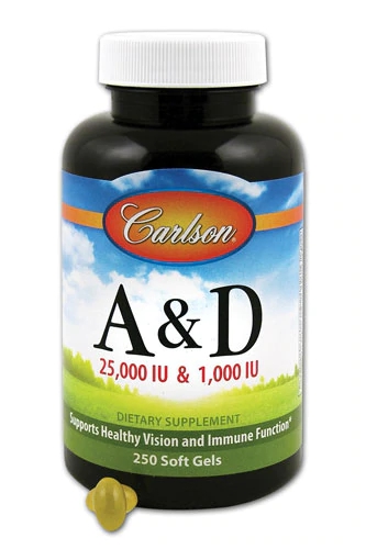 Comprar Carlson A & D 25000 IU & 1000 IU -- 250 Softgels