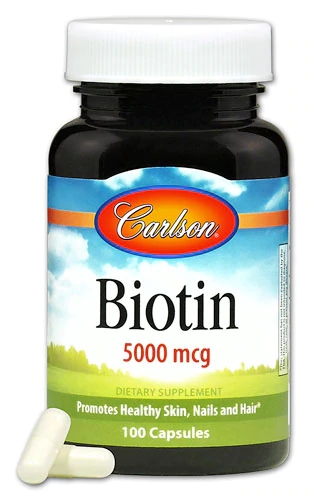 Comprar Carlson Biotin -- 5000 mcg - 100 Capsules
