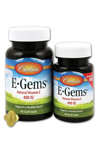 Comprar Carlson E-GEMS® BOGO -- 400 IU - 90 Softgels plus 44 Softgels Free