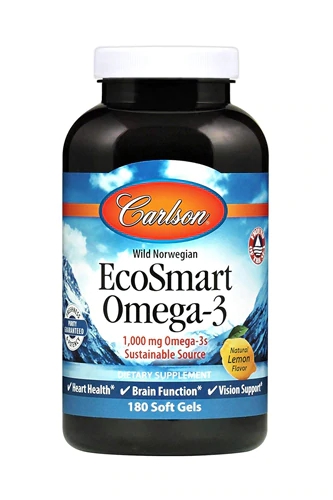 Comprar Carlson EcoSmart® Omega-3 Natural Lemon -- 1000 mg - 180 Softgels