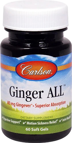 Comprar Carlson Ginger ALL™ -- 60 Softgels
