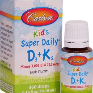 Comprar Carlson Kid's Super Daily® D3 plus K2 -- 0.34 fl oz