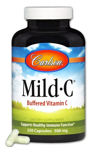Comprar Carlson Mild C -- 500 mg - 250 Capsules