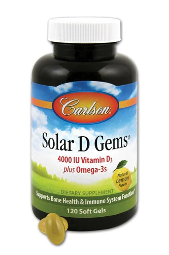 Comprar Carlson Solar D Gems® Natural Lemon -- 4000 IU - 120 Softgels