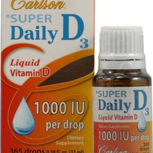 Carlson Super Daily D3® Liquid -- 1000 IU - 0.38 fl oz
