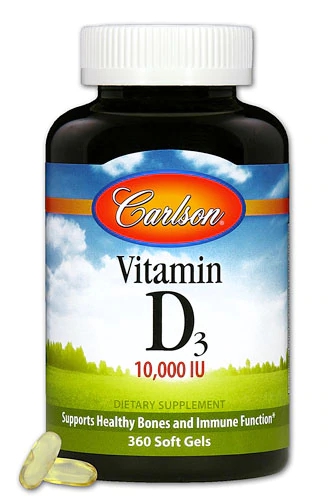 Comprar Carlson Vitamin D -- 10000 IU - 360 Softgels