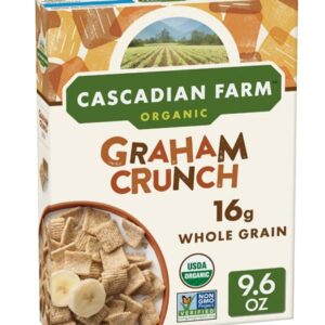 Cascadian Farms Organic Graham Crunch Cereal -- 9.6 oz