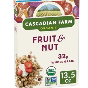Cascadian Farms Organic Granola Cereal Fruit and Nut -- 13.5 oz