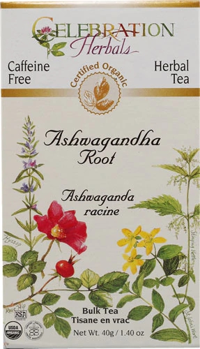 Comprar Celebration Herbals Organic Herbal Tea Caffeine Free Ashwaganda Root -- 40 g