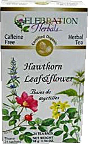 Comprar Celebration Herbals Organic Hawthorne Leaf and Flower Tea Caffeine Free -- 24 Tea Bags