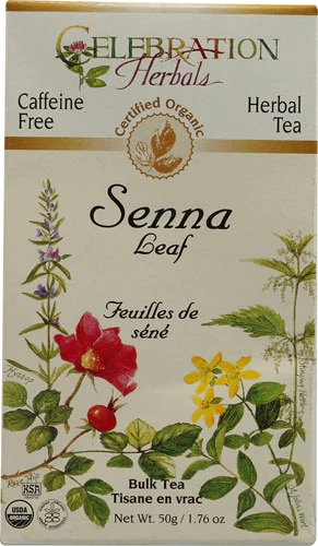 Comprar Celebration Herbals Organic Senna Leaf Bulk Tea Caffeine Free -- 50 g