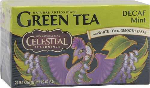 Comprar Celestial Seasonings Green Tea Caffeine Free Mint Green -- 20 Tea Bags