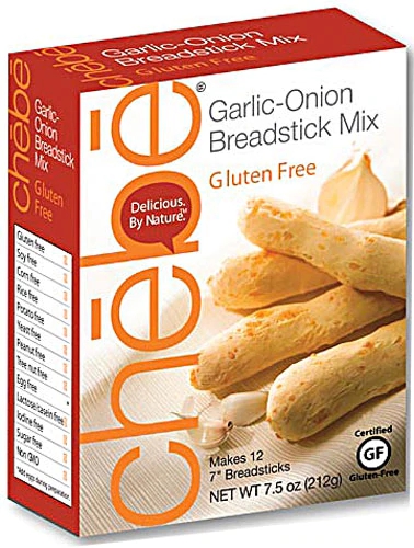 Chebe Breadstick Mix Gluten Free Garlic-Onion -- 7.5 oz