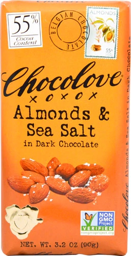 Comprar Chocolove Dark Chocolate Bar Almonds & Sea Salt -- 3.2 oz