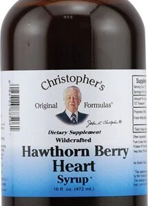 Christopher's Hawthorn Berry Heart Syrup -- 16 fl oz
