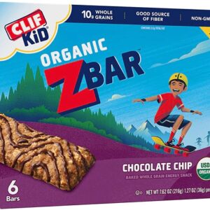 Clif Kid™ Organic ZBar™ Chocolate Chip -- 6 Bars