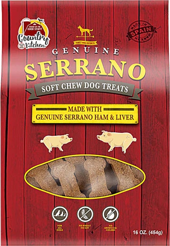 Comprar Country Kitchen Serrano Ham & Liver Soft Chew Dog Treats -- 16 oz