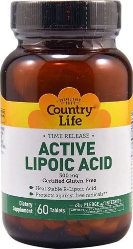 Comprar Country Life Active Lipoic Acid -- 300 mg - 60 Tablets