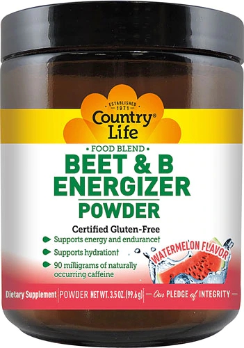Comprar Country Life Beet & B Energizer Powder Watermelon -- 3.5 oz