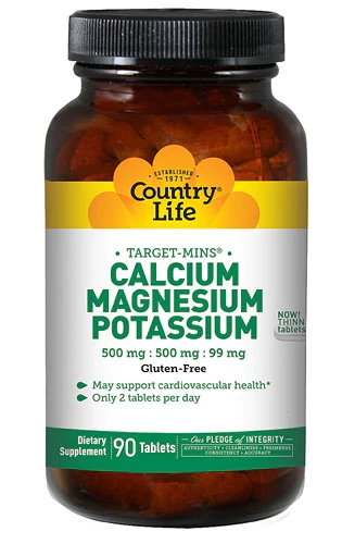 Comprar Country Life Calcium-Magnesium-Potassium -- 90 Tablets