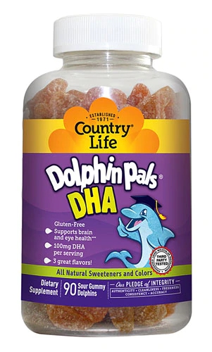 Comprar Country Life Dolphin Pals DHA Gummies for Kids -- 100 mg - 90 Gummies