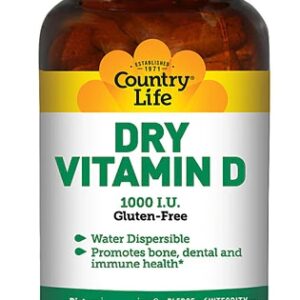 Country Life Dry Vitamin D -- 1000 IU - 100 Tablets