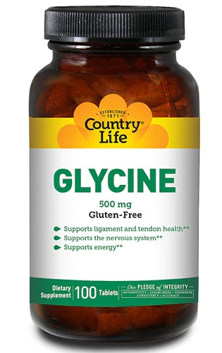 Comprar Country Life Glycine -- 500 mg - 100 Tablets