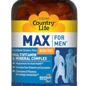 Country Life Max For Men® Multivitamin and Mineral -- 60 Tablets