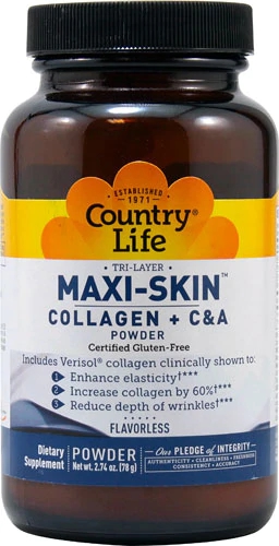 Comprar Country Life MAXI-SKIN™ Collagen + C & A Flavorless -- 2.74 oz