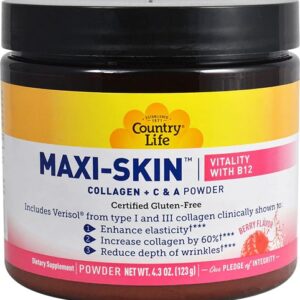 Country Life MAXI-SKIN™ Vitality with B12 Berry -- 4.3 oz