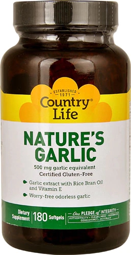 Comprar Country Life Nature's Garlic -- 180 Softgels