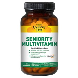Comprar Country Life Seniority Multivitamin -- 120 Vegan Capsules