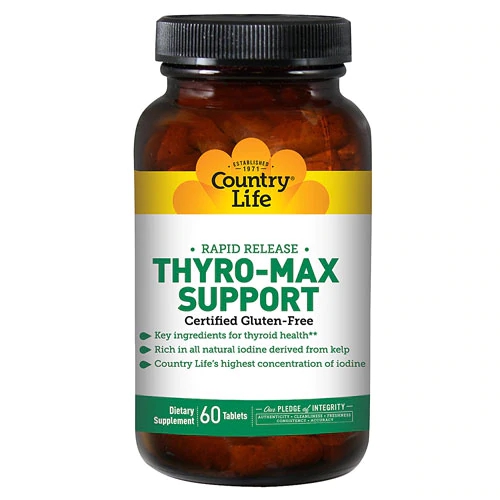 Comprar Country Life Thyro-Max Support -- 60 Tablets