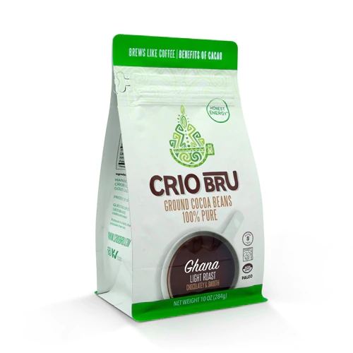 Comprar Crio Bru Ghana Light Roast Ground Cocoa Beans Chocolatey and Smooth -- 10 oz