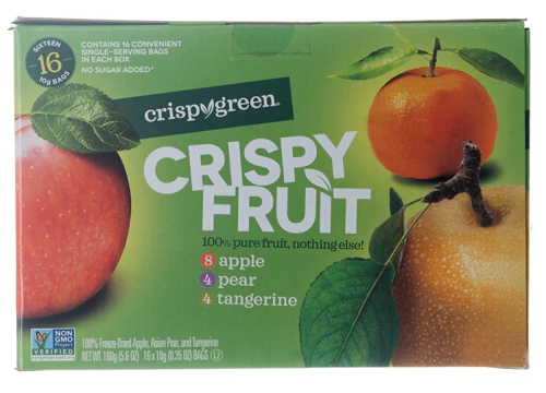 Comprar Crispy Green 100% Freeze Dried Fruit Variety Pack Apple, Pear, Tangerine -- 16 Pack