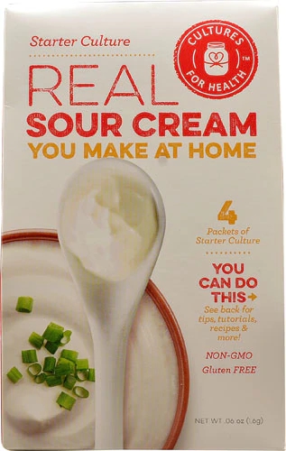 Comprar Cultures For Health Real Sour Cream Starter Culture -- 4 Packets
