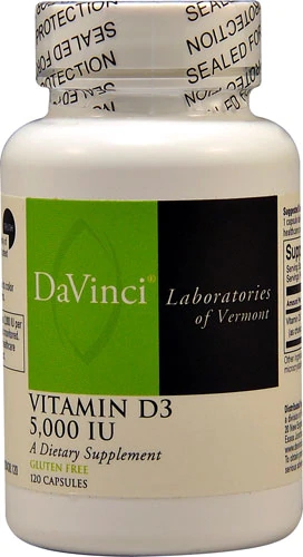 Comprar DaVinci Laboratories Vitamin D3 -- 5000 IU - 120 Capsules