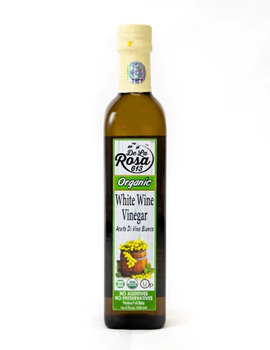 Comprar De La Rosa Organic Italian White Wine Vinegar -- 16.9 fl oz