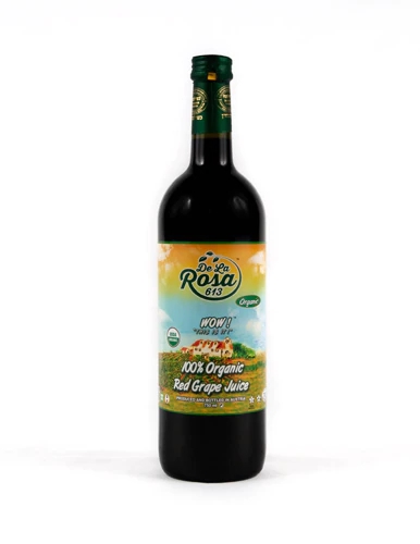 Comprar De La Rosa Organic Red Grape Juice -- 750 mL