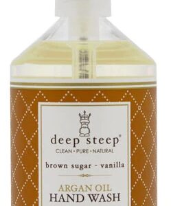 Deep Steep Argan Oil Hand Wash Brown Sugar Vanilla -- 17.6 fl oz
