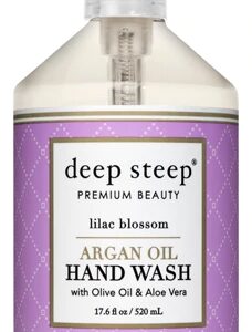 Deep Steep Argan Oil Hand Wash with Olive Oil & Aloe Vera Lilac Blossom -- 17.6 fl oz