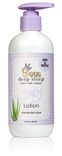 Deep Steep Baby Lotion Unscented Aloe -- 10 fl oz